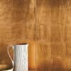 Close-up of Original Style Glassworks Copper Leaf Glass Tile