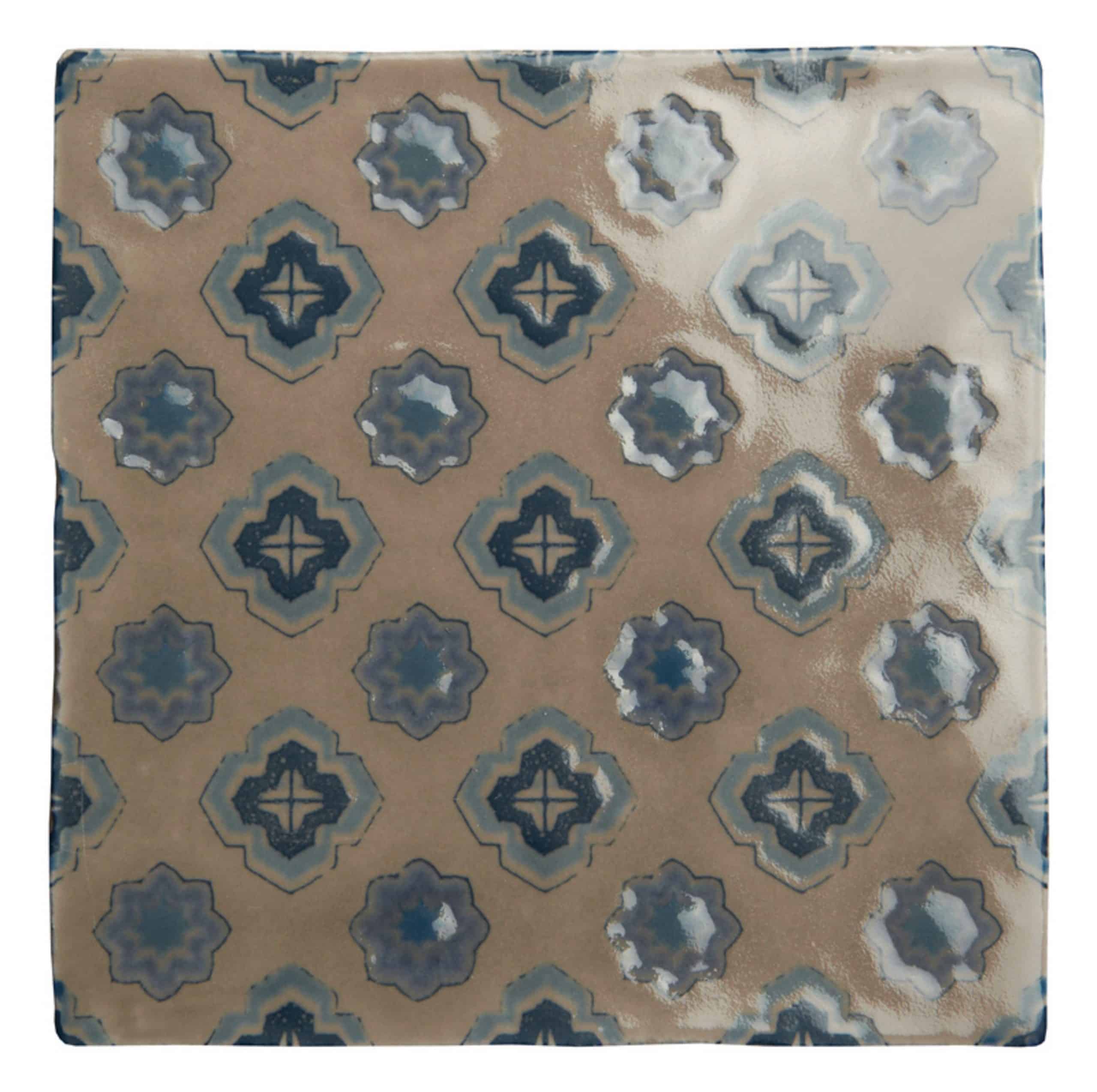 W.2804VTR-BOURON-ON-TRUFFLE tile in a beautiful truffle color