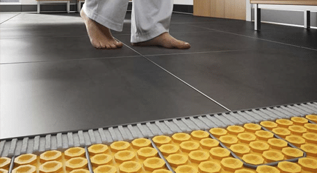 Under Tile Heating Feature