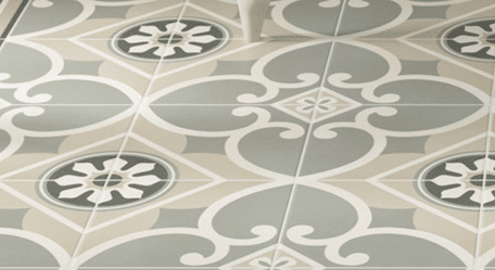 Image showcasing a beautifully designed feature area of a room with stylish tiles and stone materials.