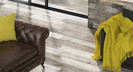 Combination of different types of tiles and stones displayed on a blog feature