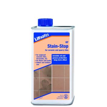 Image of Lithofin KF Stain Stop 1L - a product for protecting stone surfaces from stains.