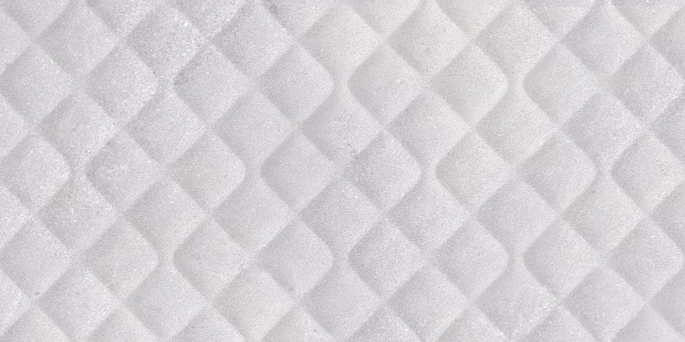 Enfield porcelain tile with elegant grey and white marbling pattern