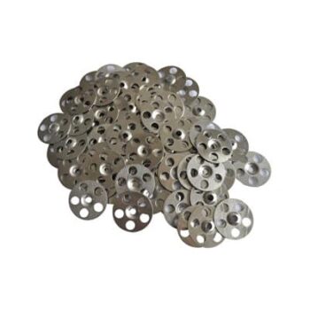 Metal washers in assorted colors and sizes