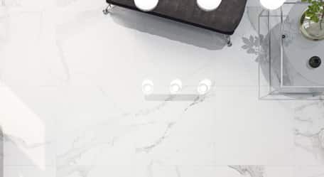 White tiles