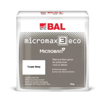 Image of BAL Micromax3 ECO Taupe Grey 5kg tile grout