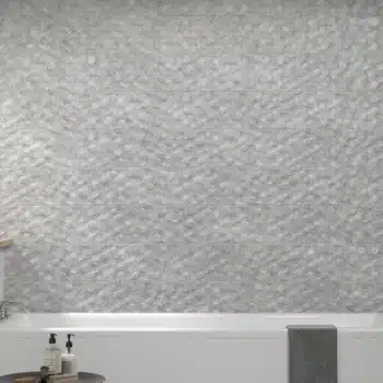SUPERDEAL 50 x 20cm Ealing Gris Hexagon Feature