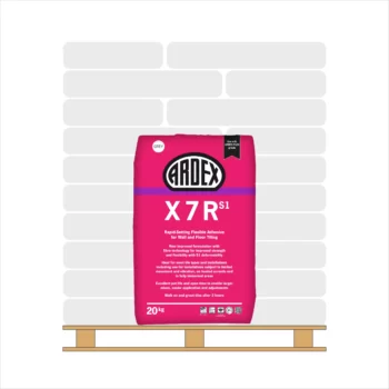 <span style="font-weight:700;color:var(--sale_colour)">FULL PALLET</span> Ardex X 7 R S1 Grey Tile Adhesive 20kg (50 bags)