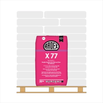 <span style="font-weight:700;color:var(--sale_colour)">FULL PALLET</span> Ardex X 77 Grey Tile Adhesive 20kg (50 bags)