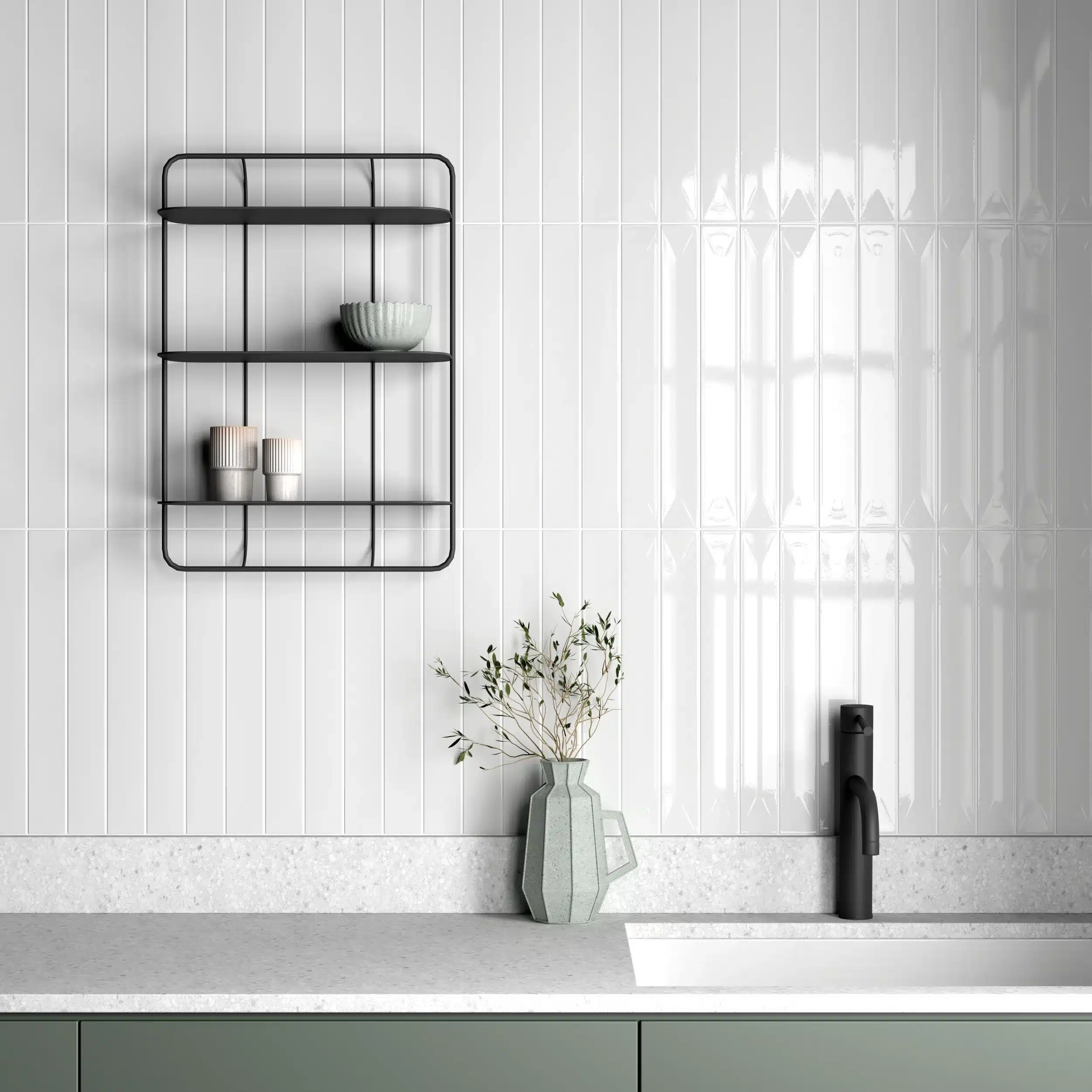 Winterfold Tile Range - Snow