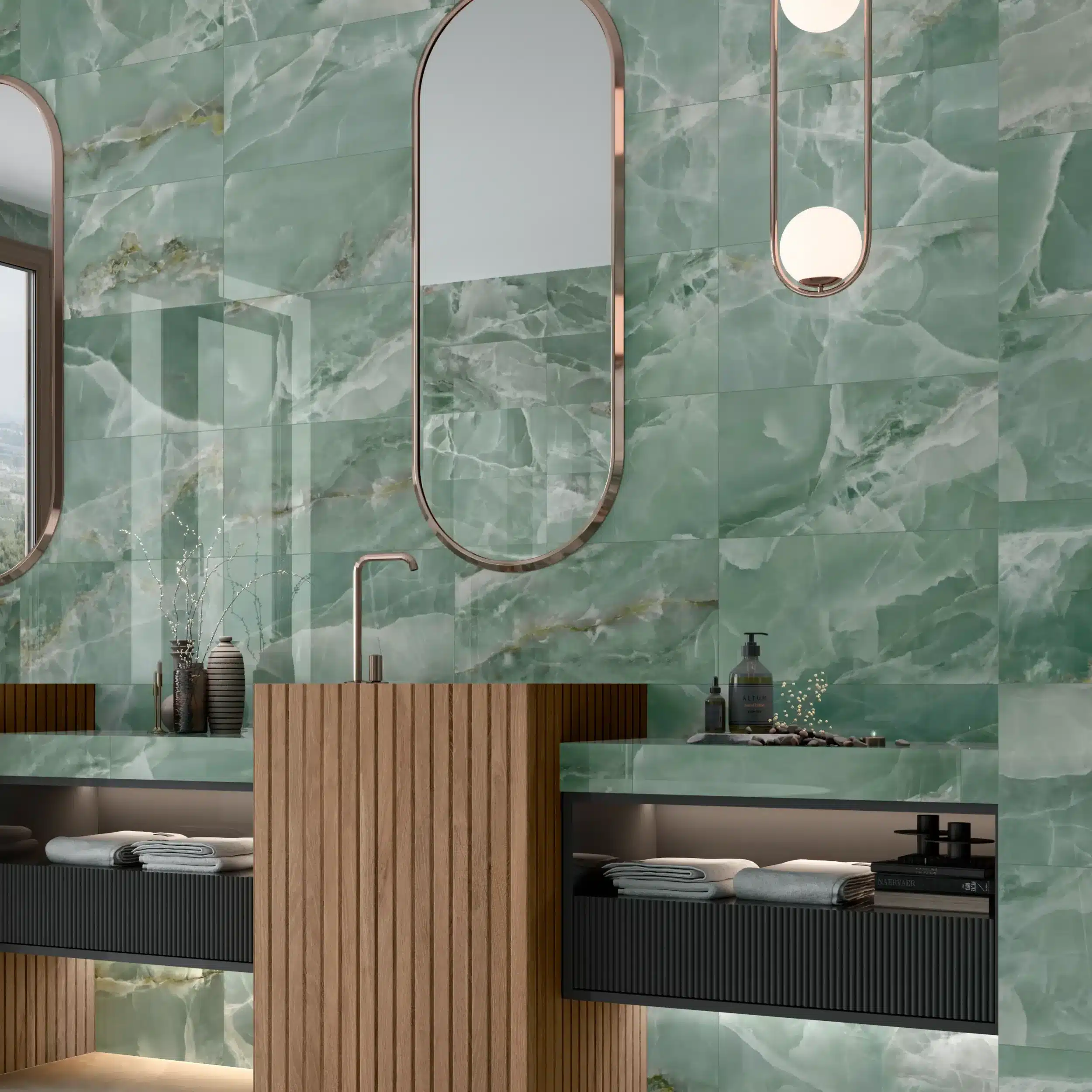 Sumatra Tile Range - Green